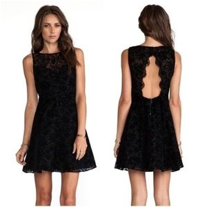 Alice and Olivia Natalia open back dress